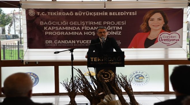 TEKİRDAĞ BÜYÜKŞEHİR ÜRETİCİYE NEFES OLUYOR