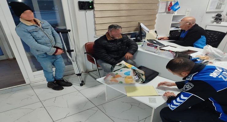Süleymanpaşa Zabıtasından Dilenci Baba Oğula Suçüstü