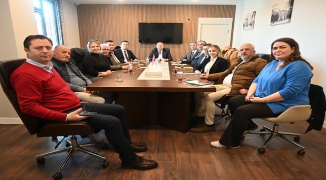 Kırklareli Ticaret ve Sanayi Odası Yönetim Kurulu Toplantısı, Banka Yetkililerini Ağırladı