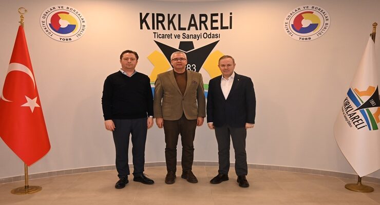 Kırklareli İli Damızlık Sığır Yetiştiricileri Birliği Başkanı Ali Dermenci, Kırklareli TSO’yu Ziyaret Etti