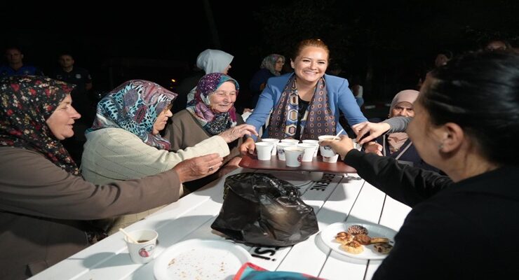 ERGENE’DE ÇAYLAR VE KAHVELER MÜGE BAŞKANDAN