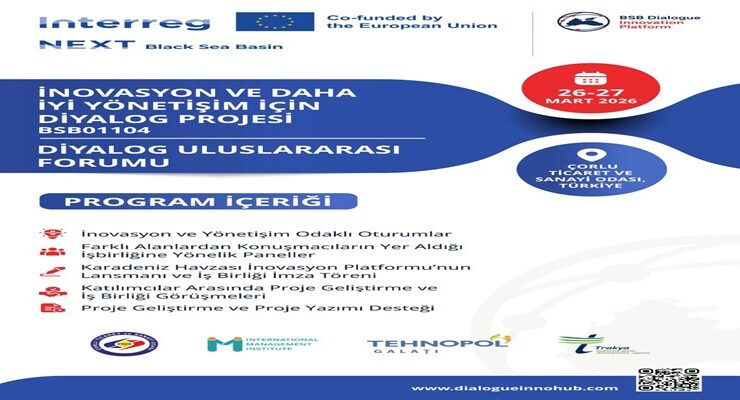 ÇORLU TSO, ULUSLARARASI İNOVASYON VE İŞ BİRLİĞİ FORUMUNA EV SAHİPLİĞİ YAPIYOR