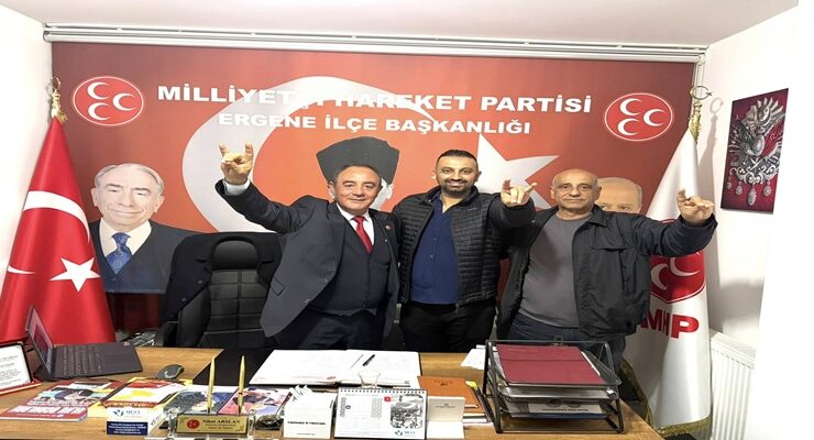Milliyetçi Hareket Partisi Ergene İlçe Teşkilatı Çalışmalarını Sürdürüyor