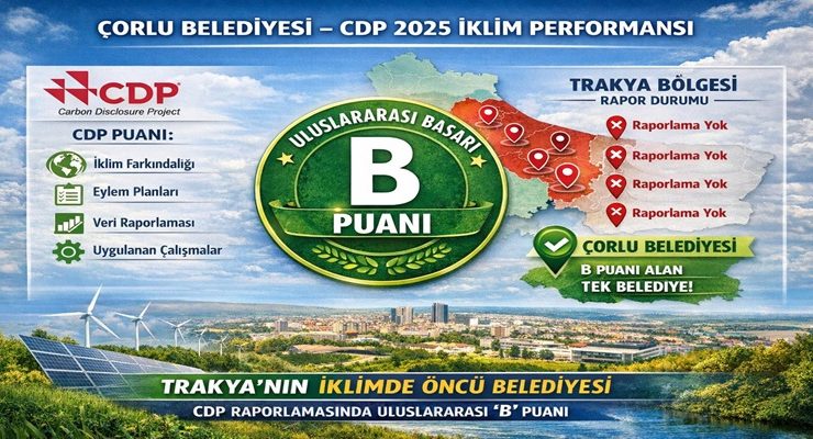 Çorlu Belediyesi İklim Mücadelesinde Trakya’nın Öncüsü Oldu