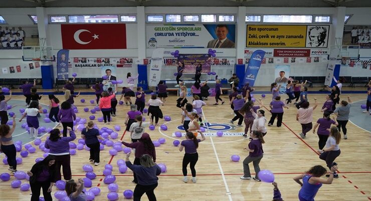 Çorlu’da 8 Mart Coşkusu Zumba ile Taçlandı