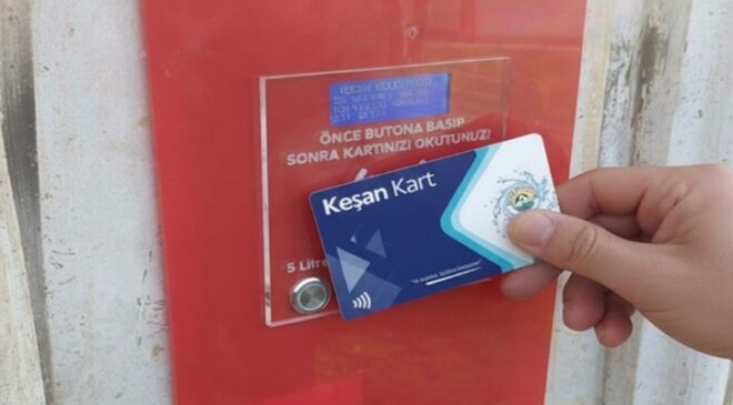 Keşan’da Hayır Çeşmelerinde Kartlı Sisteme Geçiş Tamamlandı