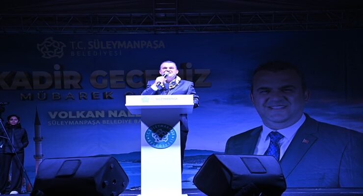 Süleymanpaşa Belediyesinden Kadir Gecesi Şerefine Dev İftar