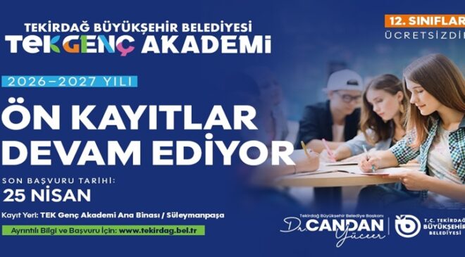 TEK GENÇ AKADEMİ’DE YENİ DÖNEM KAYITLARI DEVAM EDİYOR