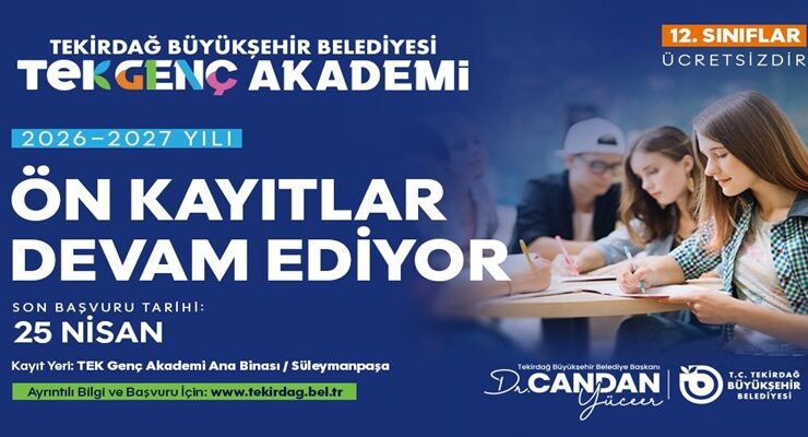 TEK GENÇ AKADEMİ’DE YENİ DÖNEM KAYITLARI DEVAM EDİYOR