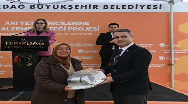 TEKİRDAĞ’DA ARICILIĞA BÜYÜKŞEHİR DESTEĞİ