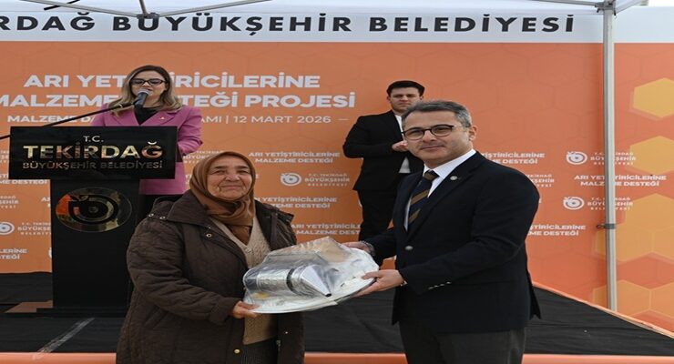 TEKİRDAĞ’DA ARICILIĞA BÜYÜKŞEHİR DESTEĞİ