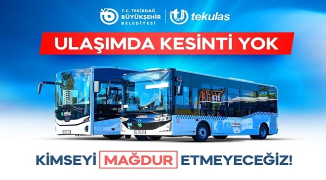 ULAŞIMDA KESİNTİ YOK: 26 NUMARALI HAT SARAY’A UZATILDI