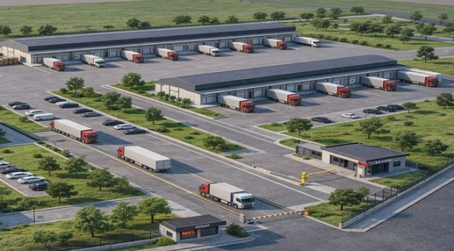 ÇORLU’DA MODERN SEBZE MEYVE HALİ YÜKSELİYOR