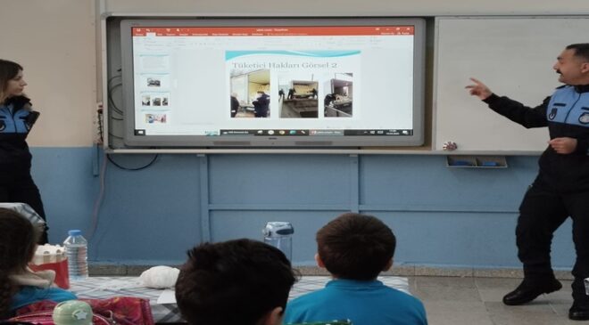 BÜYÜKŞEHİR ZABITASI’NDAN ÖĞRENCİLERE MESLEK TANITIM ETKİNLİĞİ