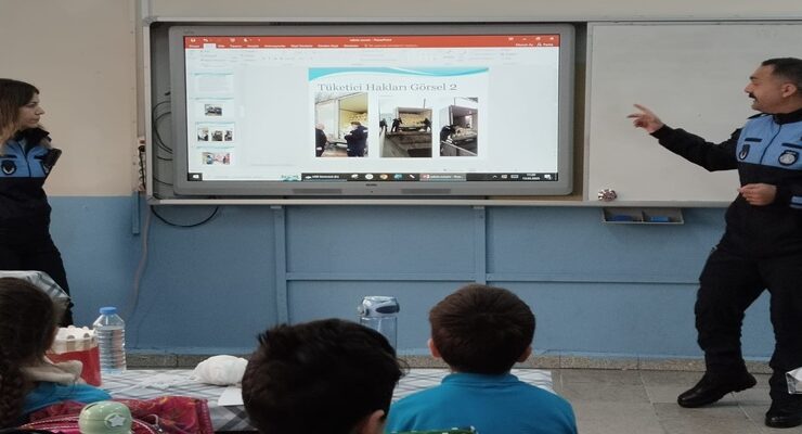 BÜYÜKŞEHİR ZABITASI’NDAN ÖĞRENCİLERE MESLEK TANITIM ETKİNLİĞİ