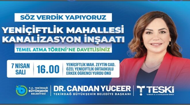 MARMARAEREĞLİSİ’NDE YILLARIN ALTYAPI SORUNU ÇÖZÜLÜYOR TESKİ VE BÜYÜKŞEHİR’DEN DEV YATIRIM ATAĞI