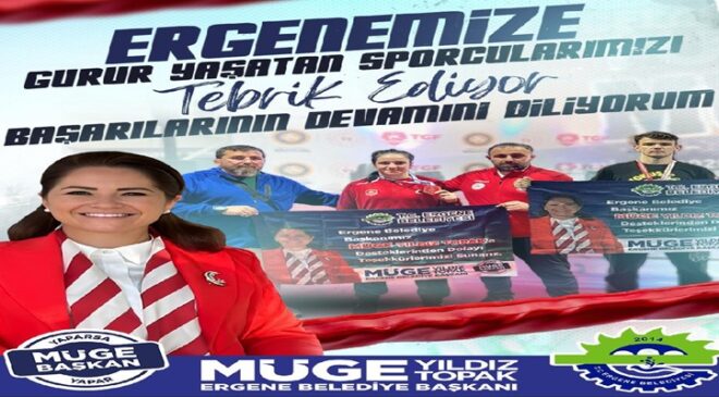 ERGENE SPORDA GURURLANDIRIYOR: ULUSAL VE ULUSLARARASI BAŞARILAR ARTIYOR