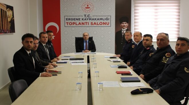 Ergene’de okul güvenliği toplantılarının üçüncüsü gerçekleştirildi