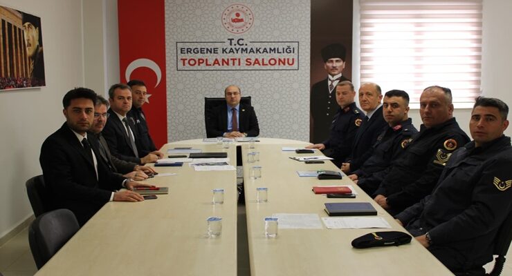 Ergene’de okul güvenliği toplantılarının üçüncüsü gerçekleştirildi