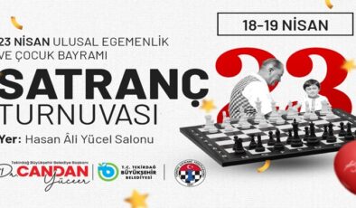 BÜYÜKŞEHİR’DEN 23 NİSAN’A ÖZEL ÖDÜLLÜ SATRANÇ TURNUVASI