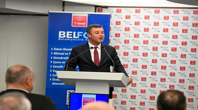 Başkan Sarıkurt BELFOR’da Çorlu Gençlik Meclisi’ni Anlattı