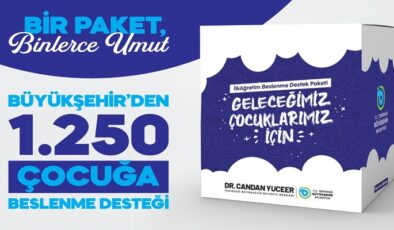 BİR PAKET, BİNLERCE UMUT: BÜYÜKŞEHİR’DEN BİN 250 ÇOCUĞA BESLENME DESTEĞİ