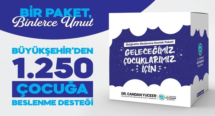 BİR PAKET, BİNLERCE UMUT: BÜYÜKŞEHİR’DEN BİN 250 ÇOCUĞA BESLENME DESTEĞİ