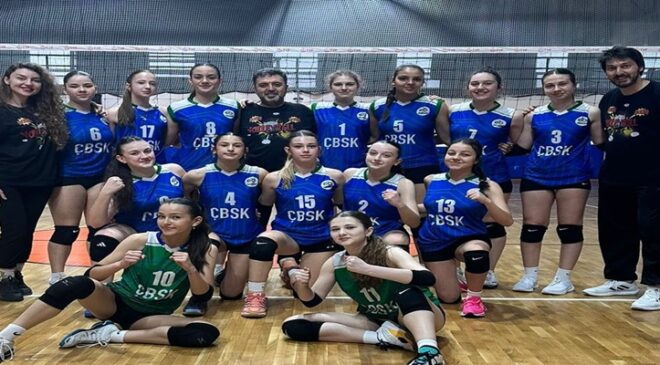 ÇBSK`nın Küçük Kızları Namağlup Türkiye Şampiyonası’nda