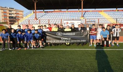Çorlu’da Genç Sporcular Polis Haftası İçin Sahada