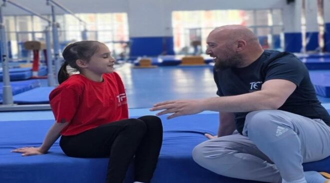 Süleymanpaşalı Genç Cimnastikçi Milli Takım Yolunda