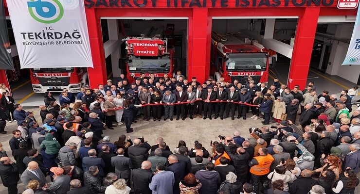 ŞARKÖY’ÜN AFET GÜVENLİĞİNE DEV YATIRIM: MODERN İTFAİYE İSTASYONU AÇILDI