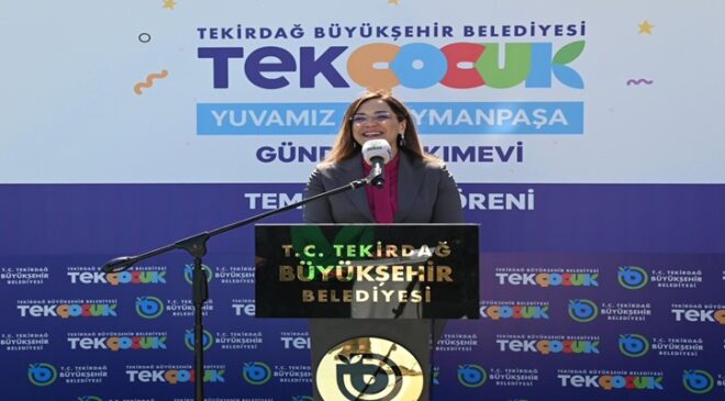 SÜLEYMANPAŞA’DA ÇOCUKLAR İÇİN YENİ YUVA YÜKSELİYOR