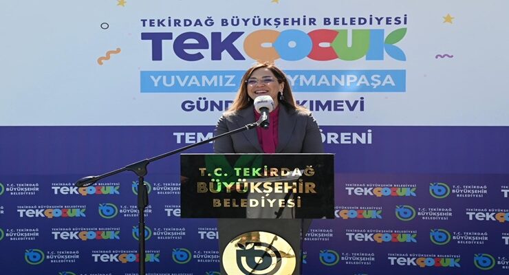 SÜLEYMANPAŞA’DA ÇOCUKLAR İÇİN YENİ YUVA YÜKSELİYOR