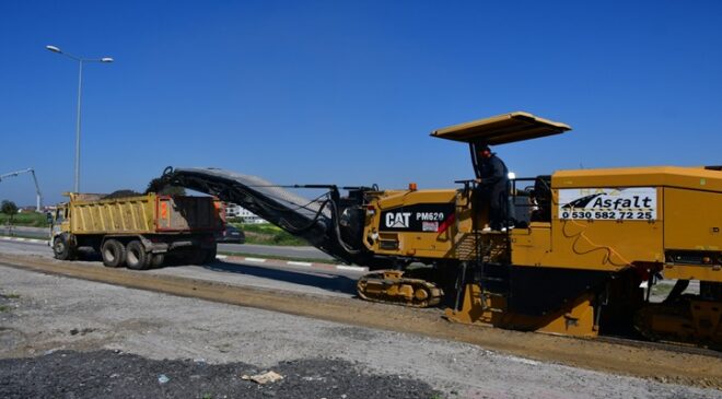 MİLLET CADDESİ’NDE ASFALT ÇALIŞMASI BAŞLADI