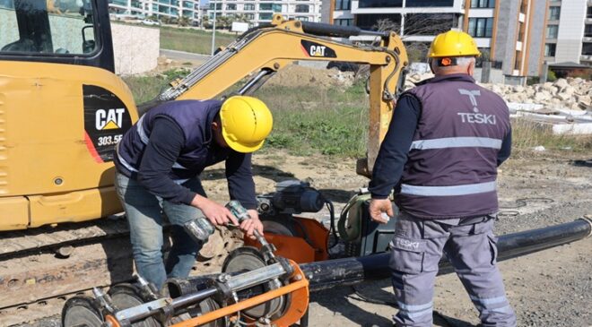 Tekirdağ’da İçme Suyu Altyapısına Güçlü Yatırım: Q200 HDPE Hat Çalışmaları Sürüyor