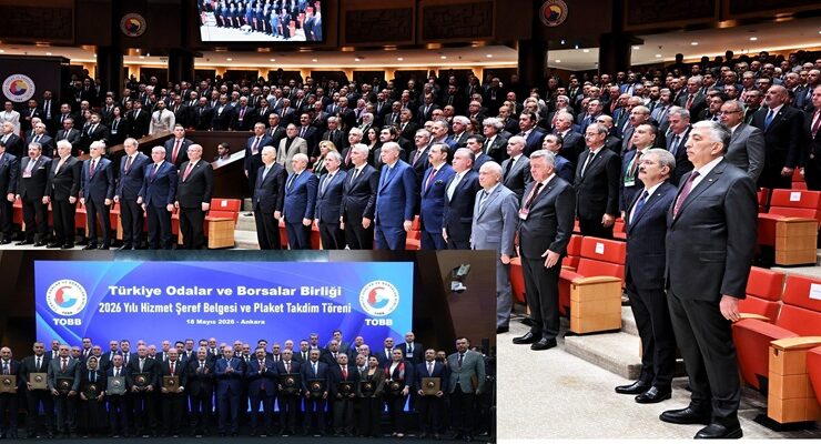 Başkan Soner Ilık, “TOBB 2026 Yılı Hizmet Şeref Belgesi ve Plaket Takdim Töreni”ne Katıldı