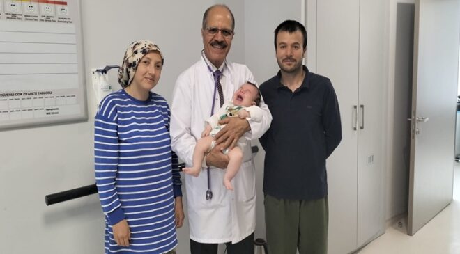 Bağırsak Tıkanıklığı Geçiren 3 Aylık Bebek Optimed Kapaklı Hastanesi ’nde Sağlığına Kavuştu