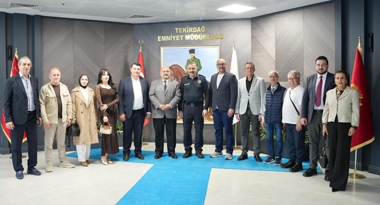 Tekirdağ Gazeteciler Derneği’nden İl Emniyet Müdürü Metin Turanlı’ya Ziyaret
