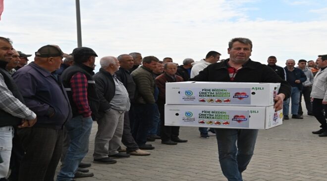 BÜYÜKŞEHİR’DEN ÇİFTÇİLER GÜNÜ’NDE ÜRETİME GÜÇ VEREN DESTEK