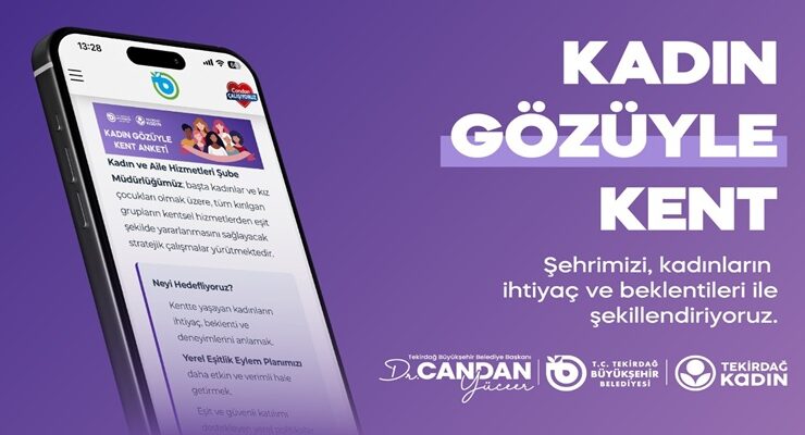 KADIN GÖZÜYLE DAHA GÜÇLÜ BİR TEKİRDAĞ İÇİN ANKET ÇALIŞMASI BAŞLATILDI