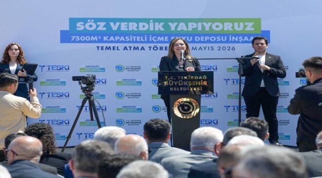 TEKİRDAĞ’DA ALTYAPI YATIRIMLARI ŞAHLANIYOR