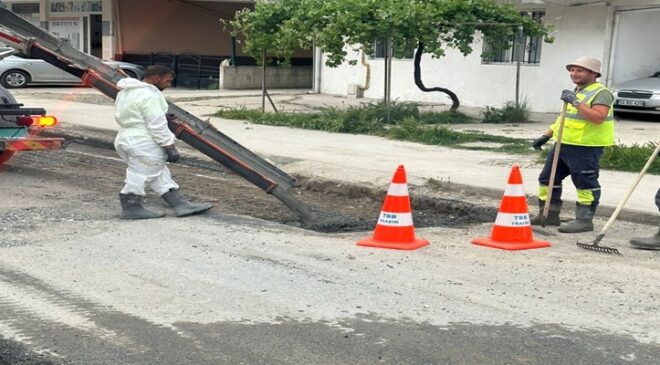 TESKİ VE BÜYÜKŞEHİR’DEN ÇERKEZKÖY’DE ÜSTYAPI SEFERBERLİĞİ