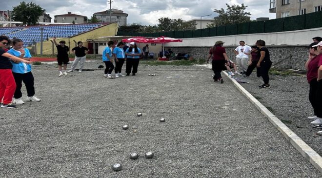 Çorlu’da 19 Mayıs Bocce Heyecanı Yaşandı