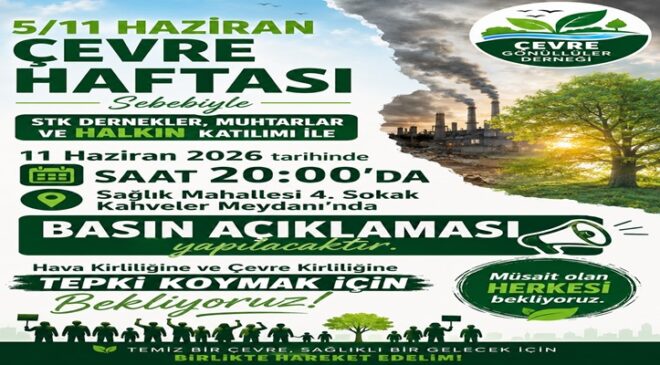 ERGENE’DE ÇEVRE KİRLİLİĞİNE KARŞI ORTAK SES: HALK BASIN AÇIKLAMASINDA BULUŞUYOR