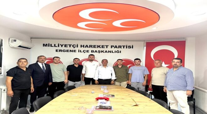 MHP Ergene İlçe Başkanlığı’nda Üye Kayıt Çalışmaları Aralıksız Sürüyor