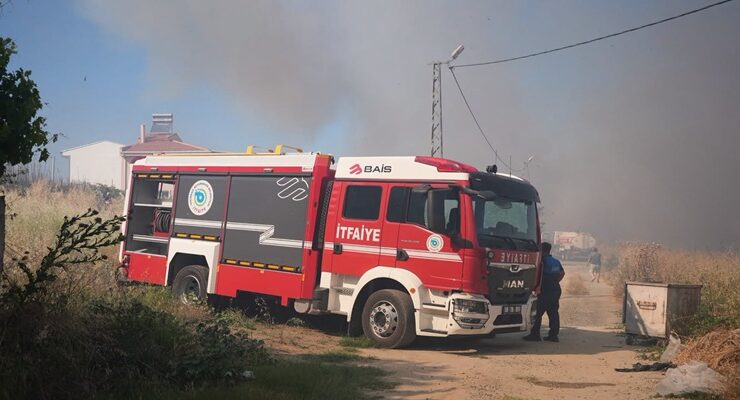 KORKUTAN YANGIN EKİPLERİN HIZLI MÜDAHALESİYLE SÖNDÜRÜLDÜ