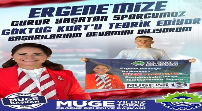 ERGENELİ SPORCU GÖKTUĞ KURT’TAN GURURLANDIRAN ZAFER!