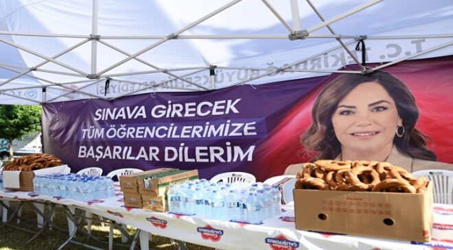 BÜYÜKŞEHİR YKS MARATONUNDA ÖĞRENCİ VE AİLELERİN YANINDA