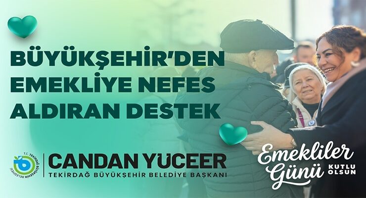 BÜYÜKŞEHİR’DEN EMEKLİYE NEFES ALDIRAN DESTEK