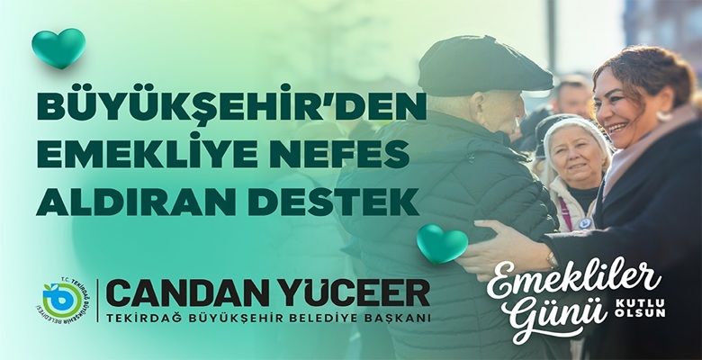 BÜYÜKŞEHİR’DEN EMEKLİYE NEFES ALDIRAN DESTEK
